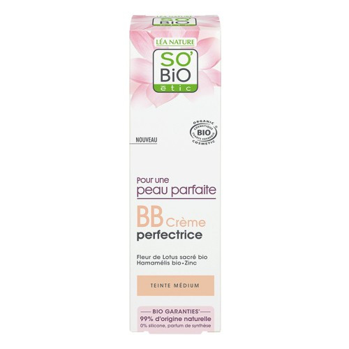 SO'BIO BB CREME PERFECTRICE TEINTE MEDIUM 40ML