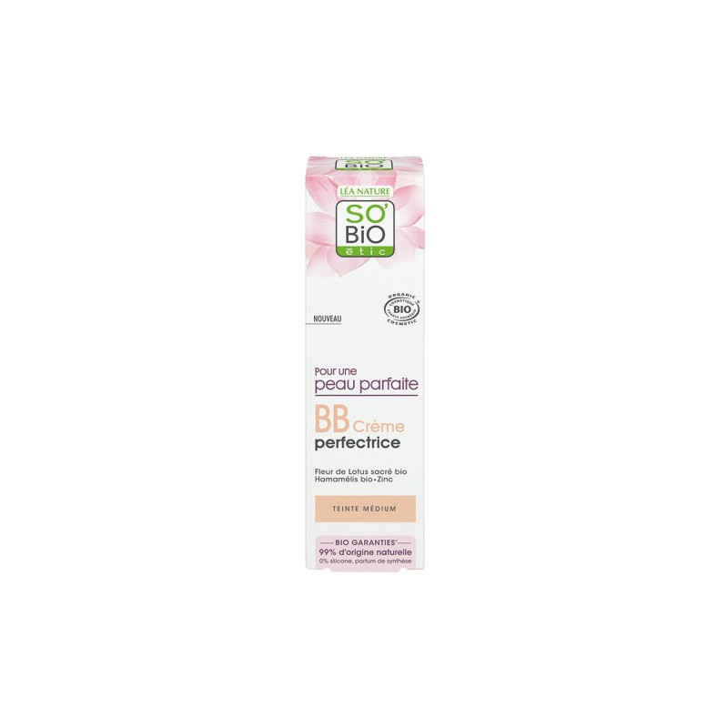 SO'BIO BB CREME PERFECTRICE TEINTE MEDIUM 40ML