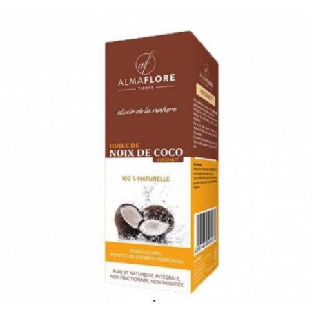 ALMAFLORE HUILE DE NOIX DE COCO 100ML