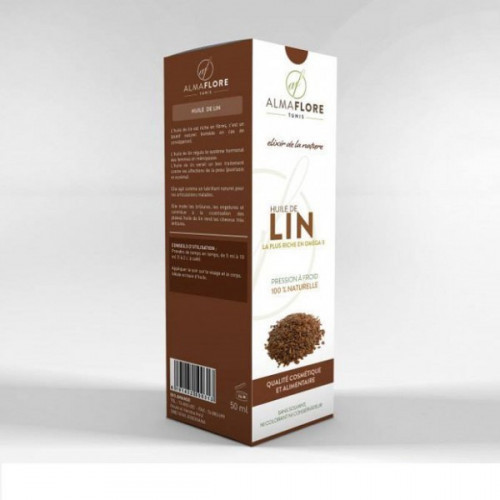 ALMAFLORE Huile de LIN, 50ML