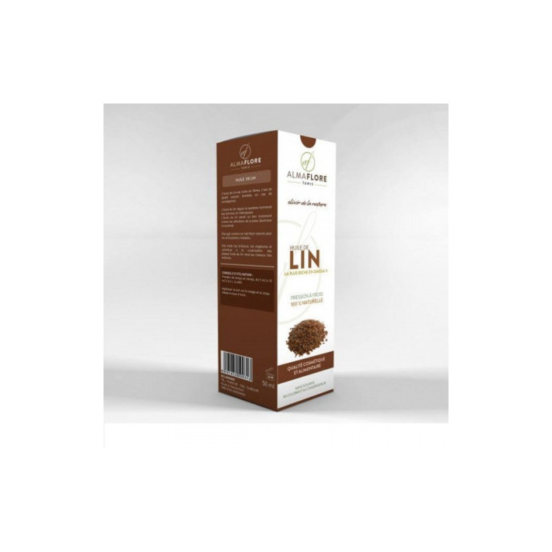 ALMAFLORE Huile de LIN, 50ML