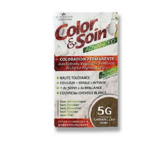 3 CHENES COLOR & SOIN ADVANCED - 5G CHATAIN CLAIR DORE