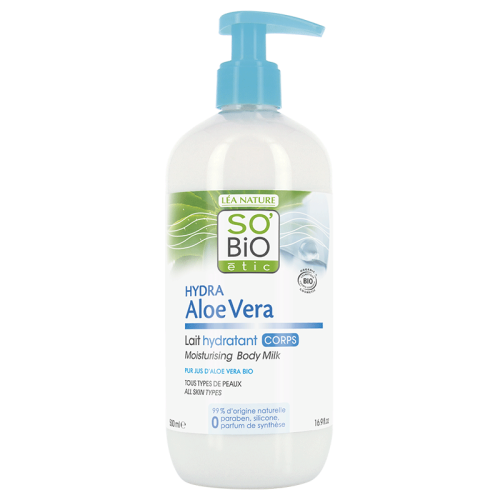 SO BIO LAIT CORPS HYDRATANT A L'ALOE VERA 500ML