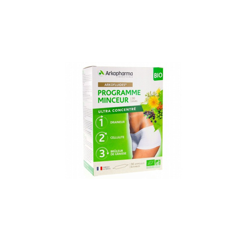 ARKOPHARMA PROGRAMME MINCEUR BIO 30 AMPOULES