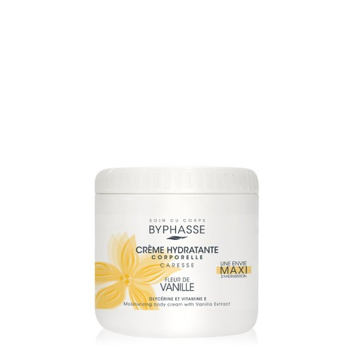 BYPHASSE CREME HYDRA CORPS A L'EXTRAIT DE VANILLE 500 ML
