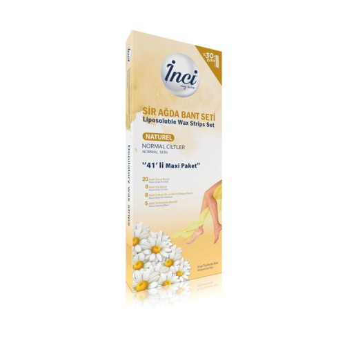 INCI RUBAN DE CIRE 41 PCS-NATUREL NORMAL SKIN