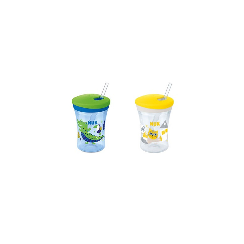 NUK ACTION CUP AVEC PAILLE 230ML 12M+