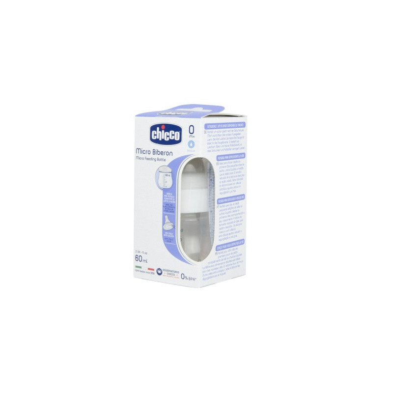 CHICCO MICRO BIBERON 0M+ 60 ML
