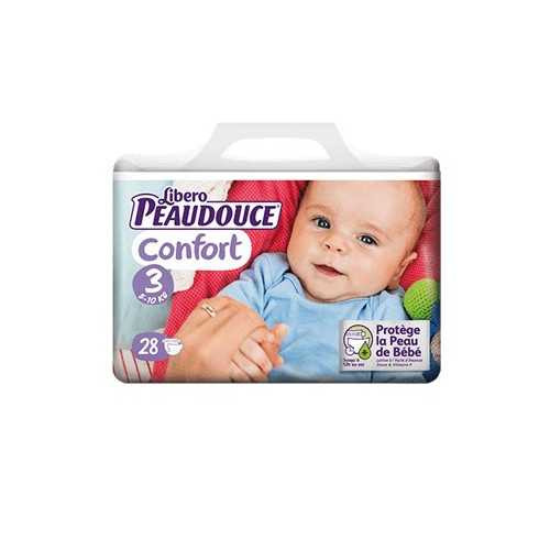 PEAUDOUCE CONFORT 5-10Kg TAILLE 3, 28 UNITES
