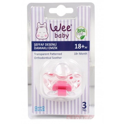 WEE BABY SUCETTE DECOREE 18+M 838