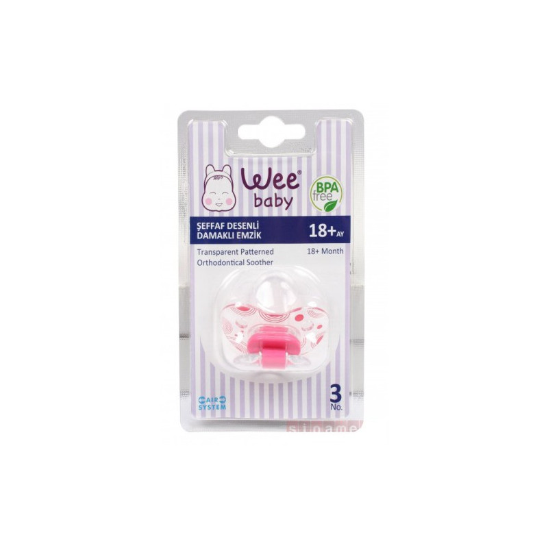 WEE BABY SUCETTE DECOREE 18+M 838
