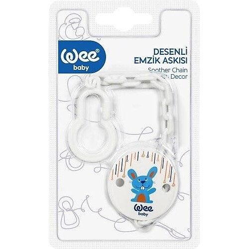 WEE BABY SOOTHER CHAIN WITH DECOR