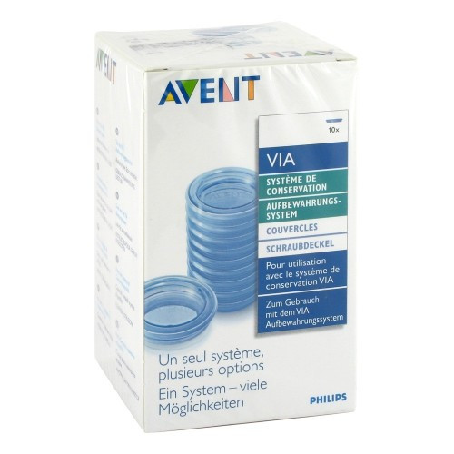 AVENT SYSTEME DE CONSERVATION BOITE DE 10 COUVERCLES