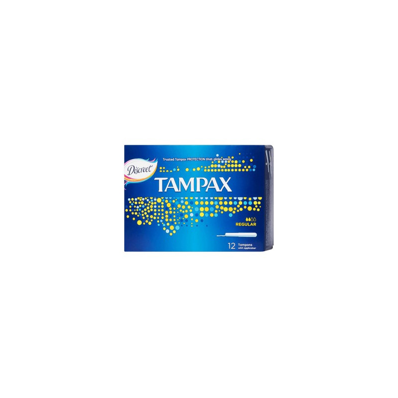 TAMPAX TAMPONS REGULAR 12 PIECES