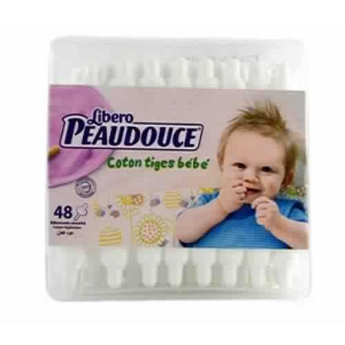 PEAUDOUCE COTON TIGES BEBE 48 PIECES