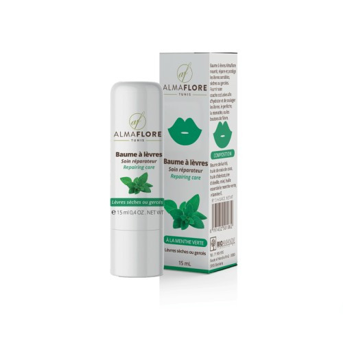 ALMAFLORE BAUME A LEVRES MENTHE 15ML