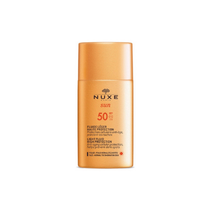 NUXE SUN FLUIDE LEGER VISAGE SPF50+ 50ML