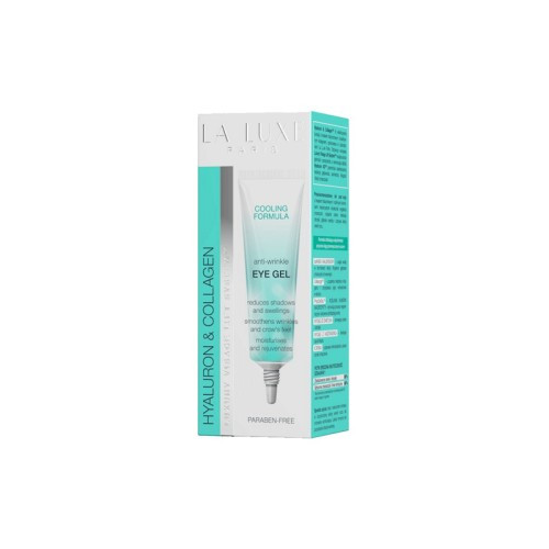 LA LUXE PARIS GEL POUR NOURRIR ET HYDRATER LE CONTOUR DES YEUX A L'ACIDE HYALURONIQUE 15ML