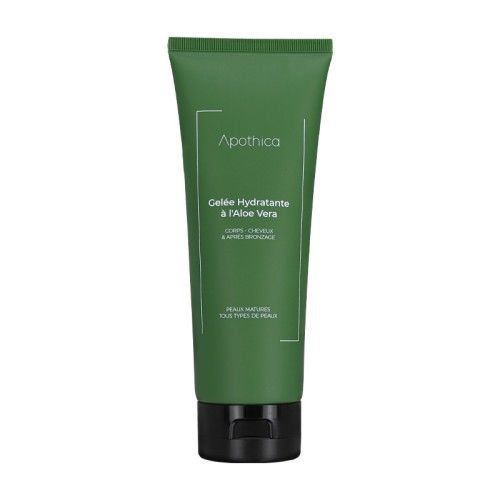 APOTHICA GELÉE HYDRATANTE À L'ALOE VERA CORPS-CHEVEUX& APRÉS BRONZAGE 200ML