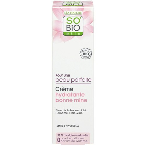 SO'BIO CREME HYDRATANTE BONNE MINE TEINTE UNIVERSELLE 40ML