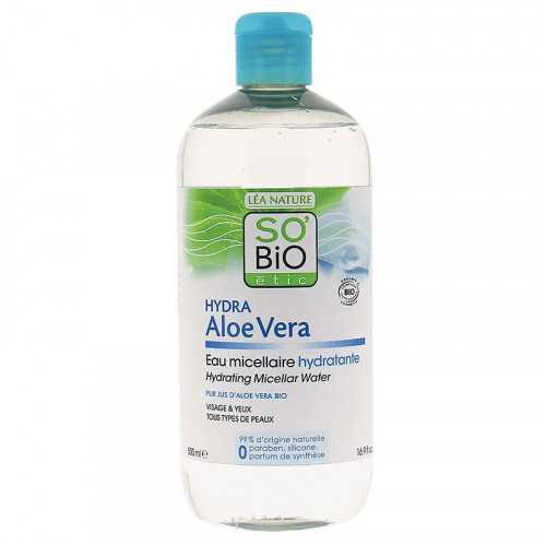 SO'BIO EAU MICELLAIRE HYDRATANTE, 500 ML