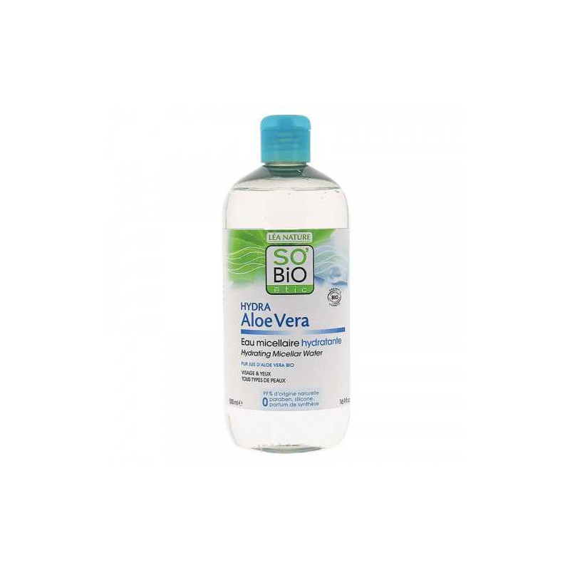 SO'BIO EAU MICELLAIRE HYDRATANTE, 500 ML