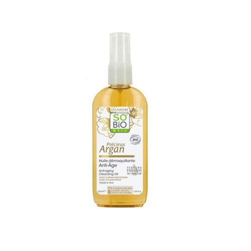 SO'BIO PRECIEUX ARGAN HUILE DEMAQUILLANTE ANTI-AGE 150ML