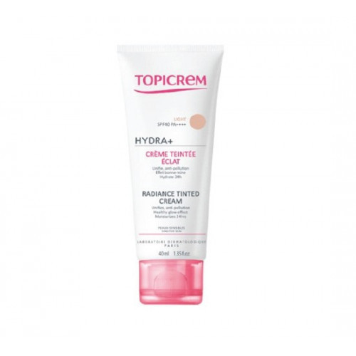 TOPICREM HYDRA+ TEINTEE ECLAT LIGHT SPF40 40 ML